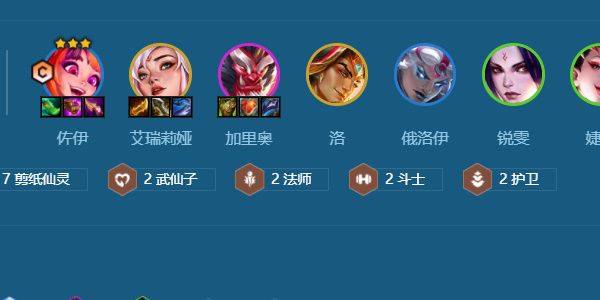 金铲铲之战七剪纸仙灵佐伊阵容