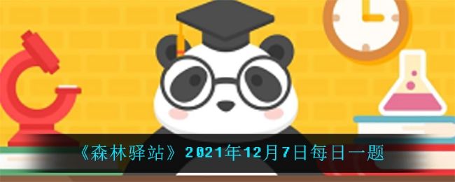 森林驿站2021年12月9日每日一题答案分享 森林驿站2021年12月9日每日一题答案分享