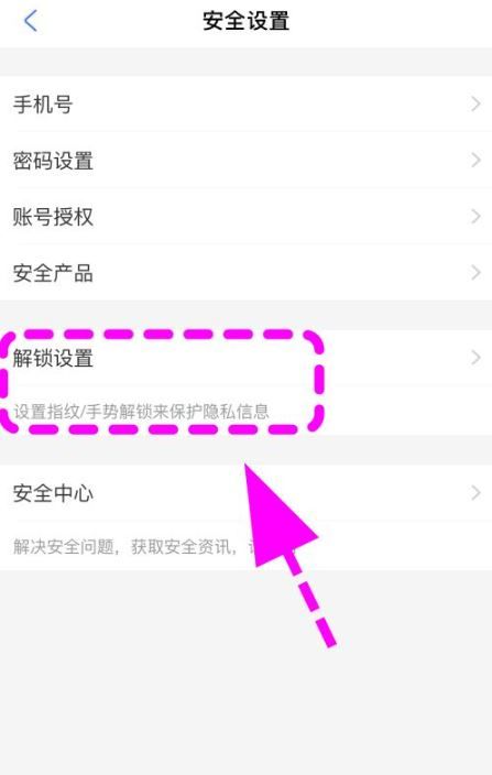 支付宝怎么设置密码锁不让别人看