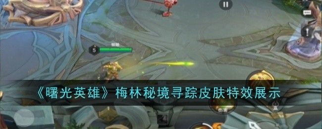 曙光英雄梅林秘境寻踪皮肤特效展示