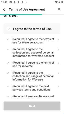 weverse黑色版本