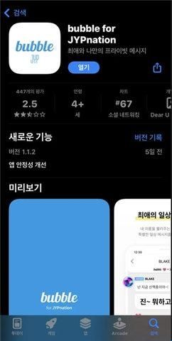 JYP bubble