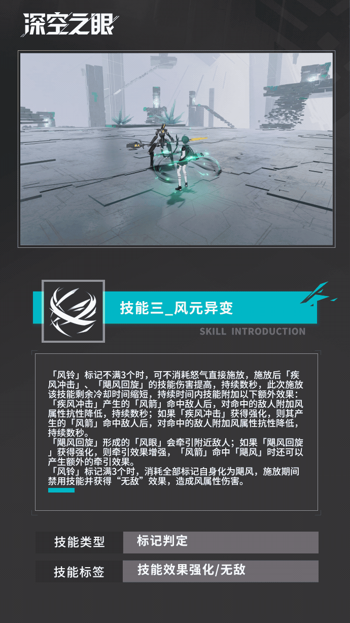 深空之眼沐风恩利尔技能介绍 深空之眼沐风恩利尔技能介绍
