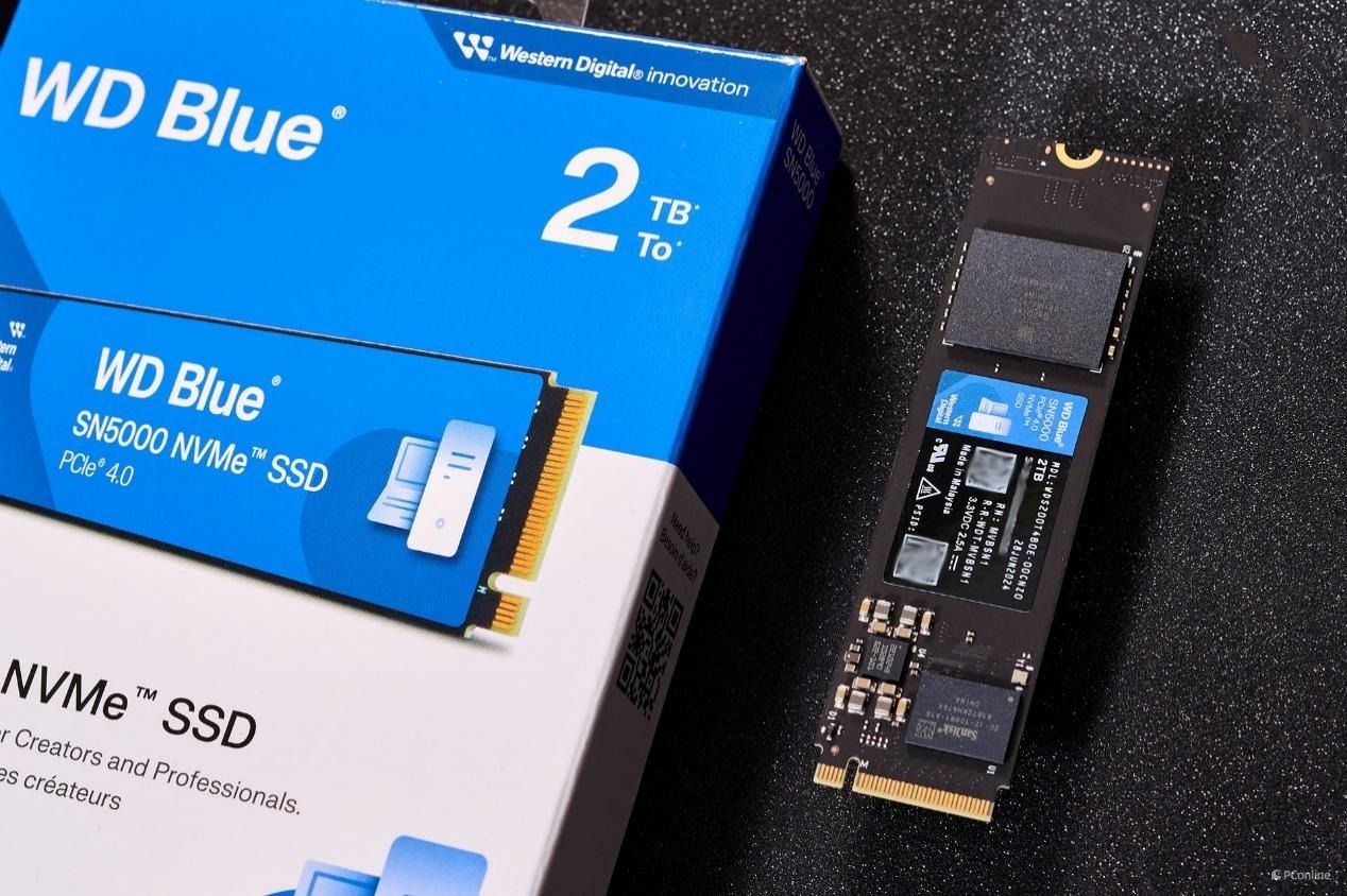 西部数据WDBlue™SN5000NVMe固态硬盘2TB评测:又快又稳,为AI而生 西部数据WDBlue™SN5000NVMe固态硬盘2TB评测:又快又稳,为AI而生