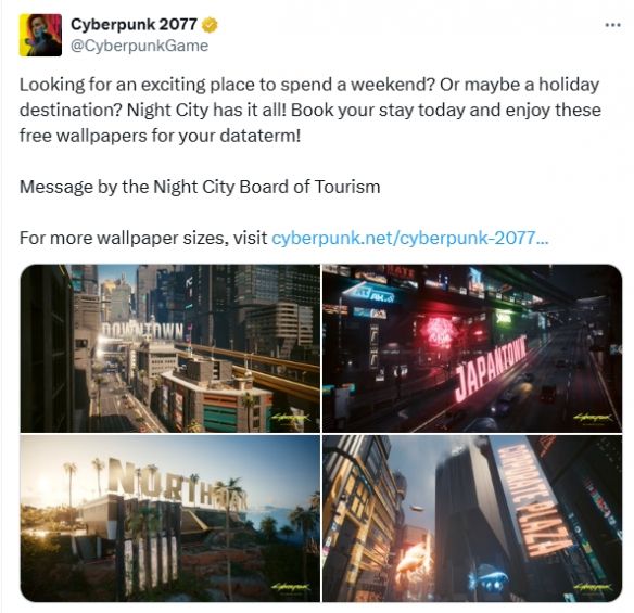 赛博朋克2077官方晒出精美壁纸:夜之城梦幻迷人 赛博朋克2077官方晒出精美壁纸:夜之城梦幻迷人