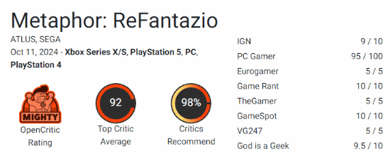 暗喻幻想:ReFantazio未发先热,Steam畅销榜攀升至第五 暗喻幻想:ReFantazio未发先热,Steam畅销榜攀升至第五