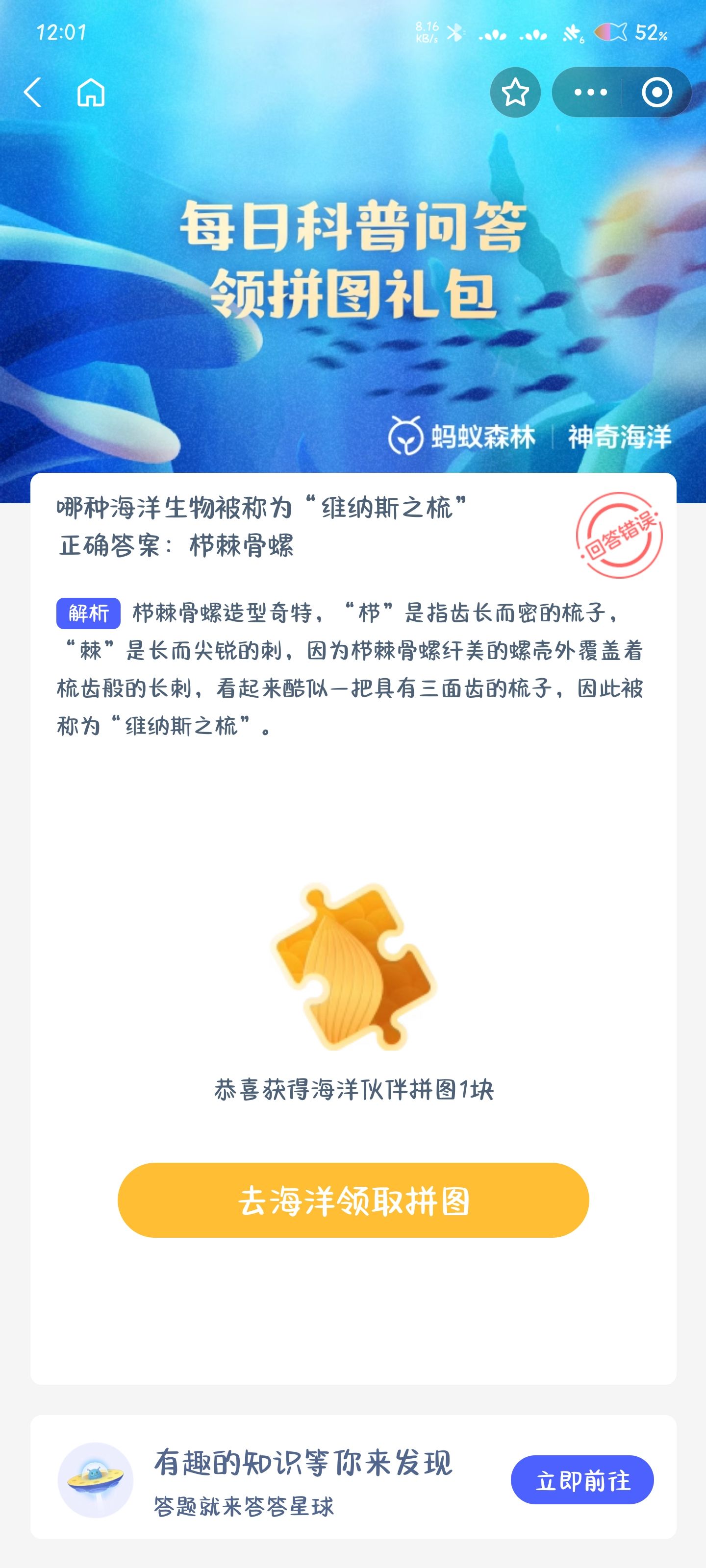哪种海洋生物被称为维纳斯之梳 哪种海洋生物被称为维纳斯之梳