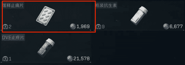 三角洲行动都有什么药品 三角洲行动都有什么药品