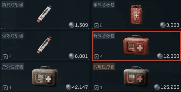三角洲行动都有什么药品 三角洲行动都有什么药品
