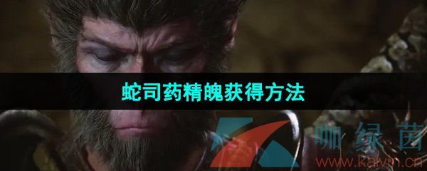 黑神话悟空蛇司药精魄获得方法 黑神话悟空蛇司药精魄获得方法