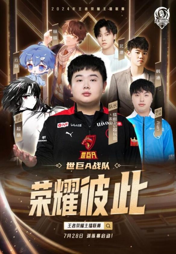 首次!跨平台举办王者荣耀主播联赛虎牙战队全名单出炉 首次!跨平台举办王者荣耀主播联赛虎牙战队全名单出炉