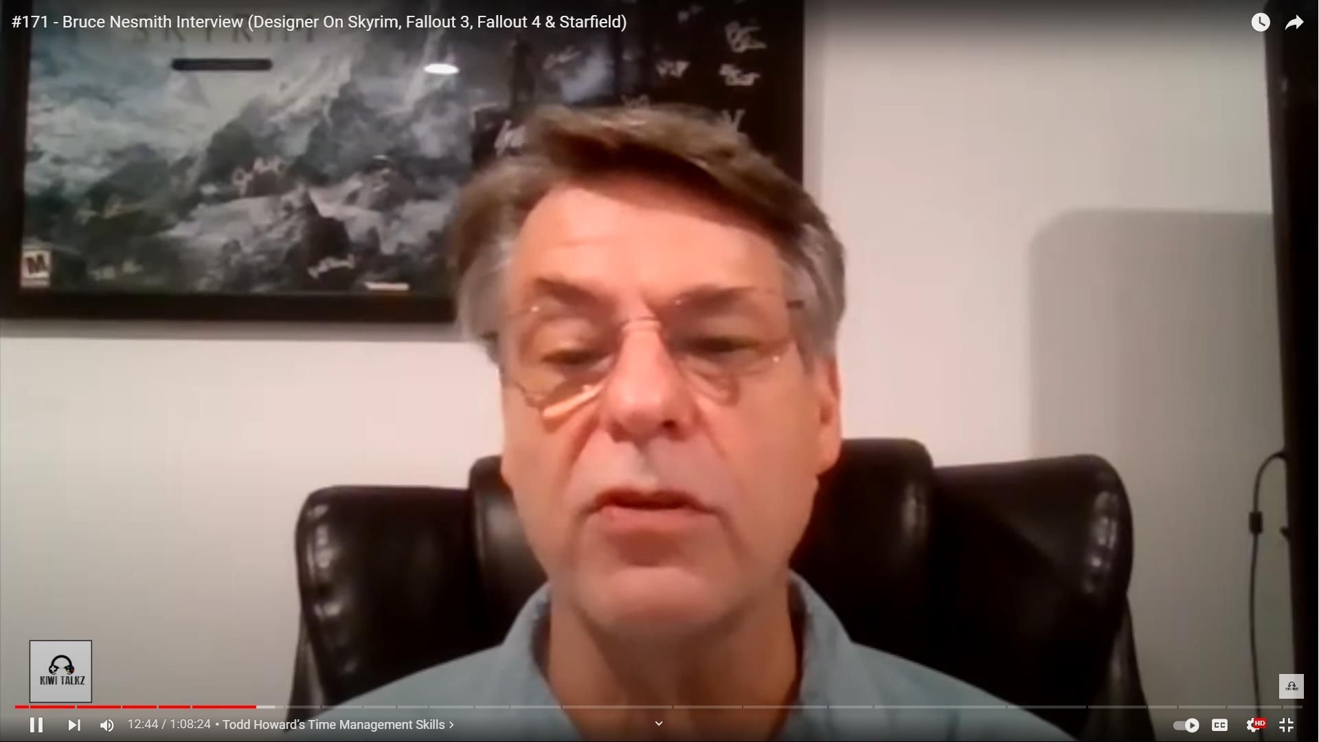 前上古卷轴开发者透露B社门面陶德会同时参与二十几个项目 前上古卷轴开发者透露B社门面陶德会同时参与二十几个项目