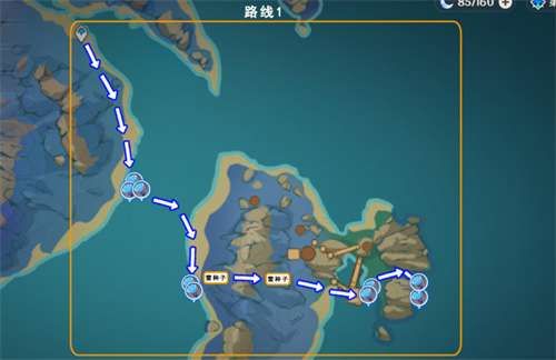 原神海灵芝采集路线图