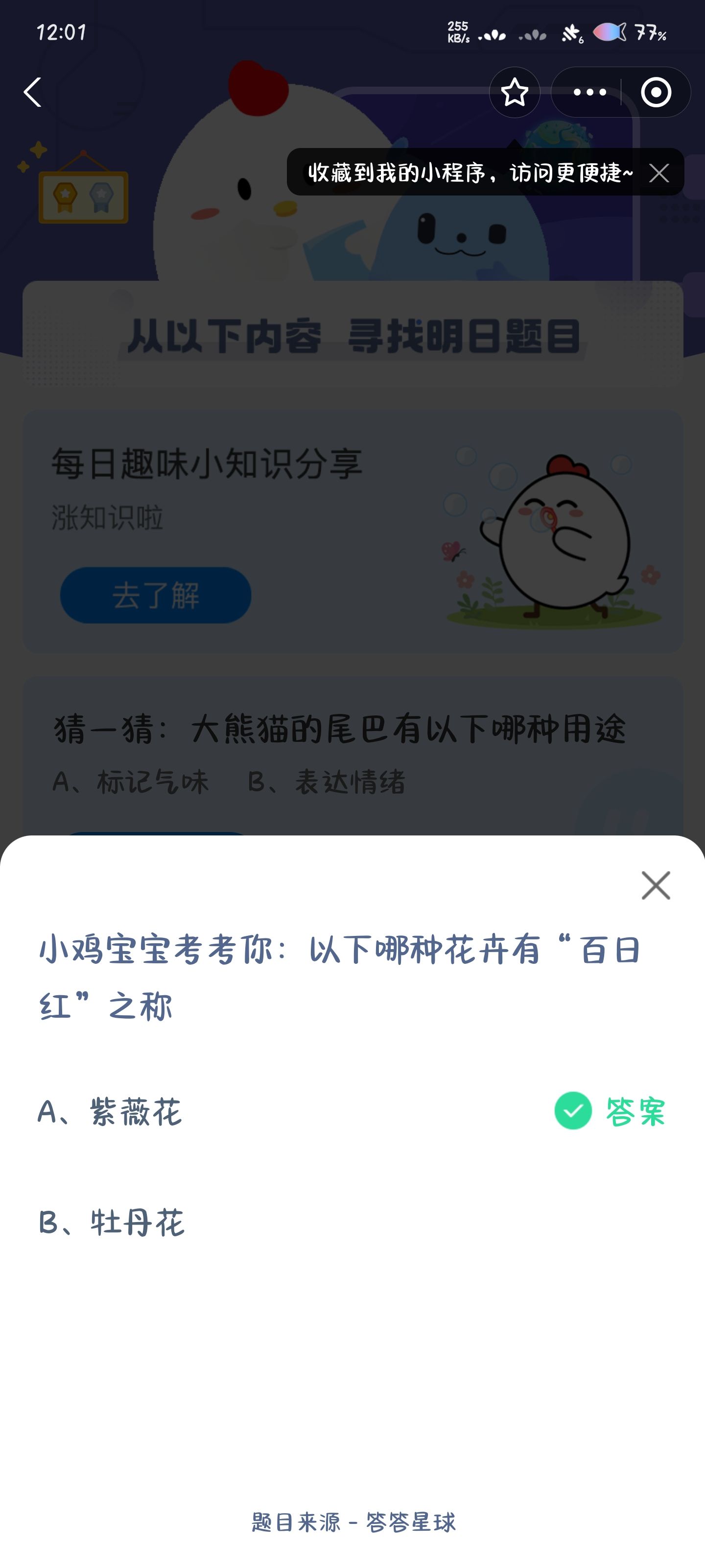 以下哪种花卉有百日红之称 以下哪种花卉有百日红之称