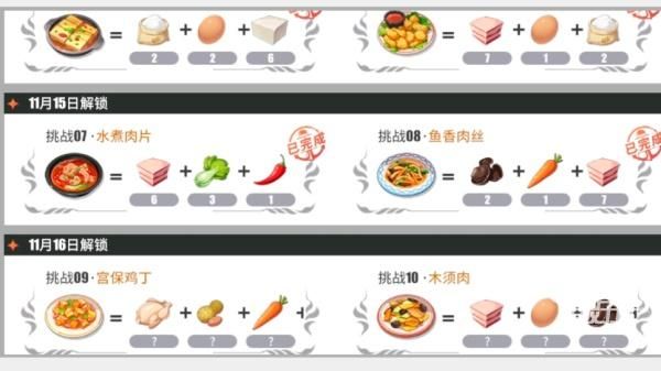 航海王热血航线水煮肉片完美配方一览 航海王热血航线水煮肉片完美配方一览