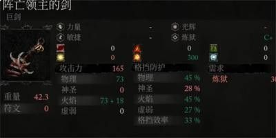 堕落之主怎么获得巨剑阵亡领主的剑武器属性是什么 堕落之主怎么获得巨剑阵亡领主的剑武器属性是什么