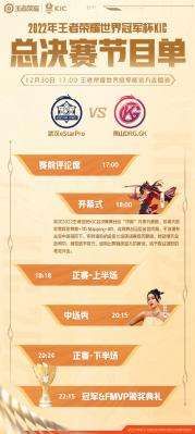 王者荣耀2022世冠KIC总决赛节目单有哪些 王者荣耀2022世冠KIC总决赛节目单有哪些