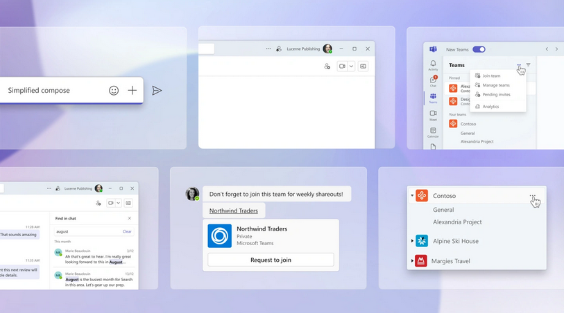 微软重新设计MicrosoftTeams 微软重新设计MicrosoftTeams
