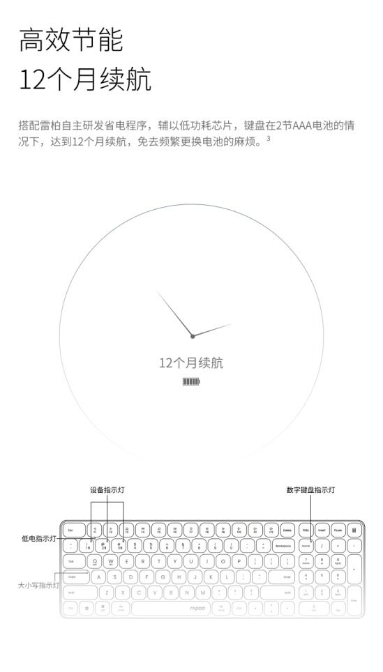 78&99&110键简便设备切换详解雷柏刀锋系列2024版多模无线键盘性能参数 78&99&110键简便设备切换详解雷柏刀锋系列2024版多模无线键盘性能参数