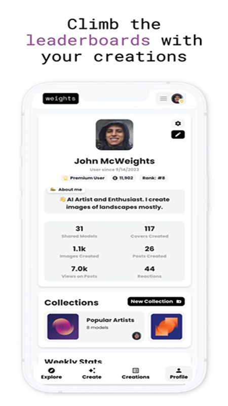 WeightsAI社交平台app手机版