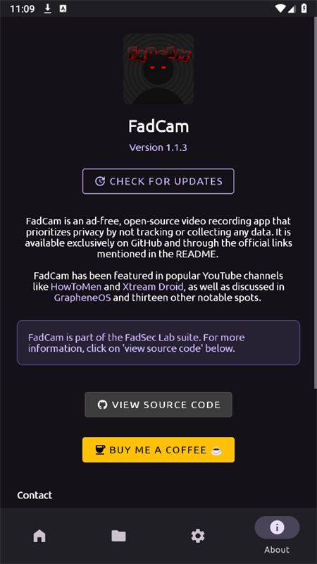 FadCam软件安卓最新版本