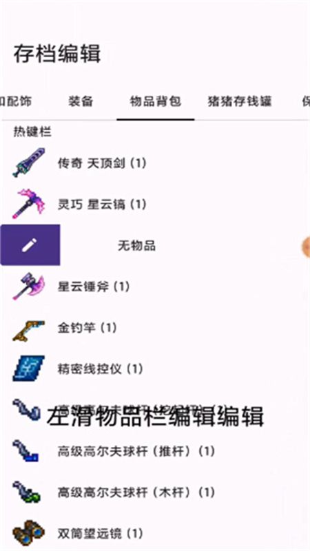 泰拉瑞亚存档编辑器(TR Save Editor)手机版