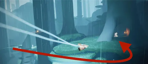 光遇雨伞先祖在哪里